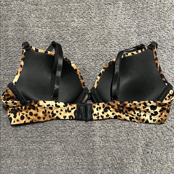Fits Everybody Essentials Leopard Push-up Bra 34B - Picture 2 of 3